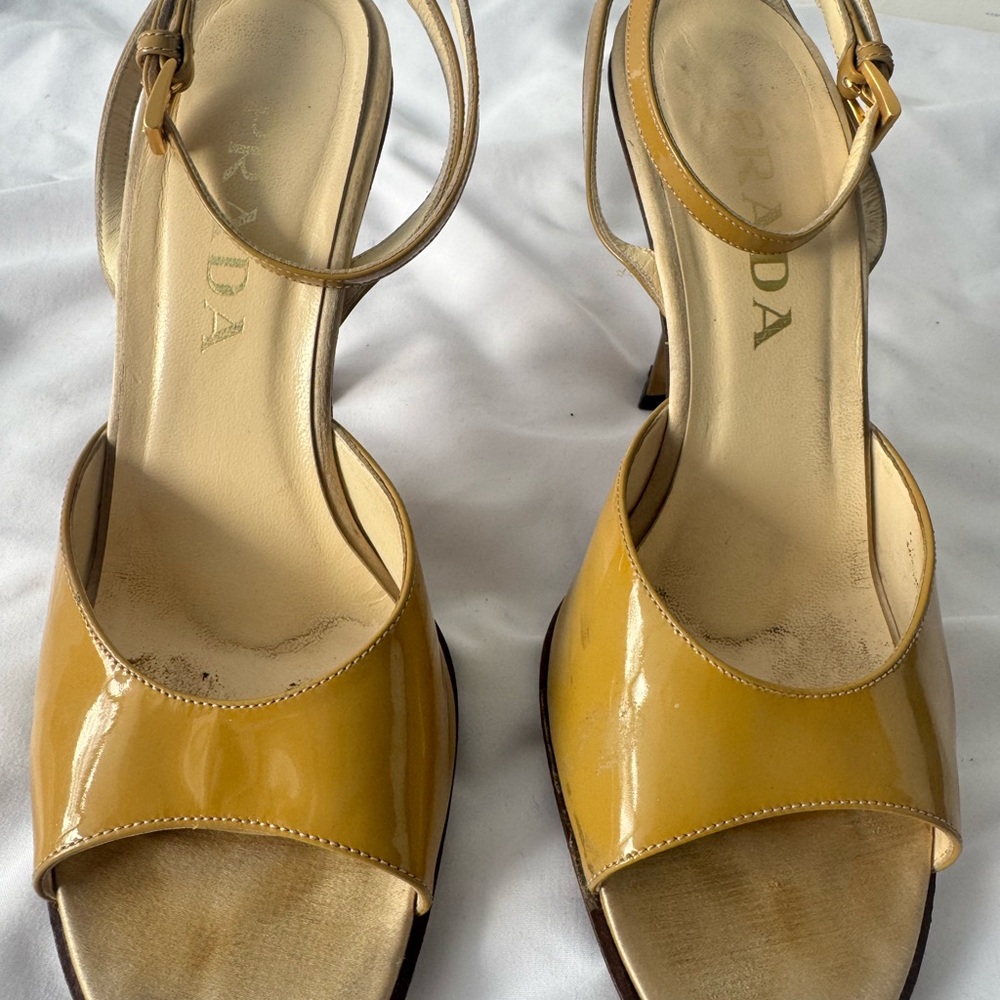 Prada Women's Yellow Sandals